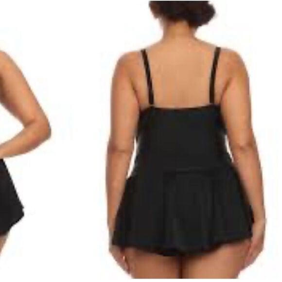 Dippin Daisy's Black One Piece Skirt Swimsuit | SZ 8 - Picture 2 of 14